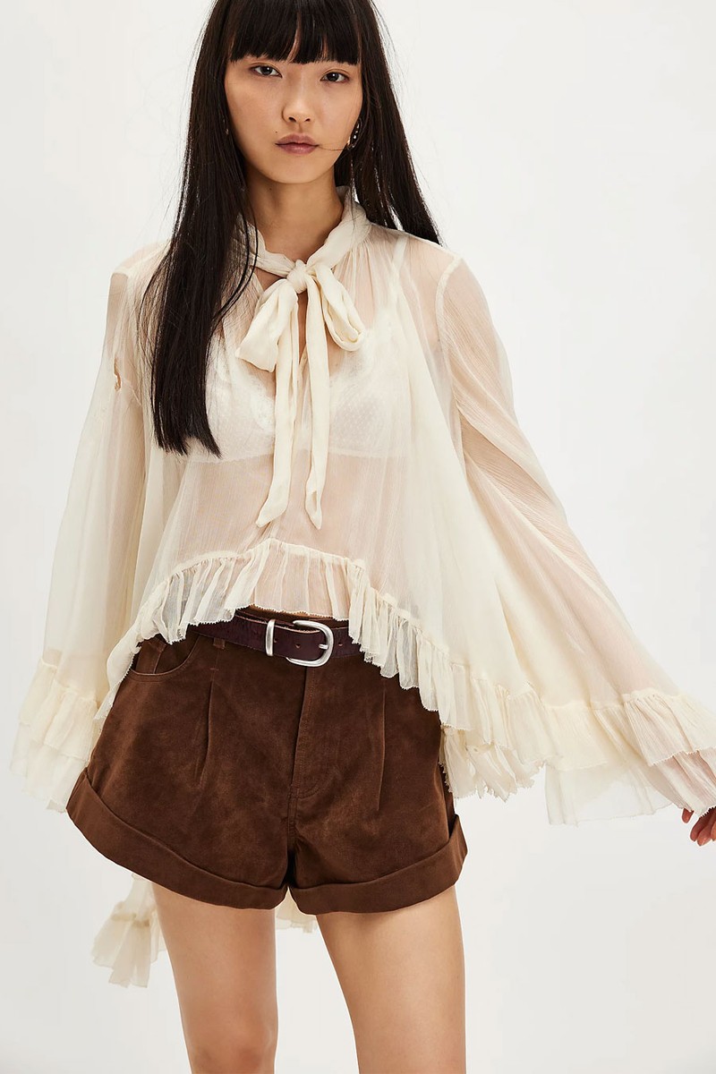 Full Sleeve Frill Top from Free People