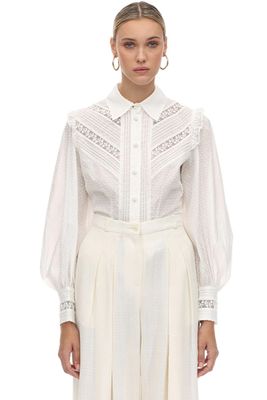 Broderie Anglaise Cotton Shirt from Zimmermann