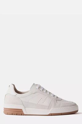 White Suede Trainers from Mint Velvet