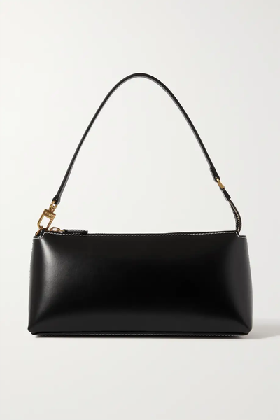 Kaia Leather Shoulder Bag from Staud