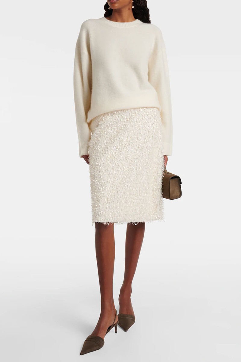 Fringed Midi Skirt from Vince