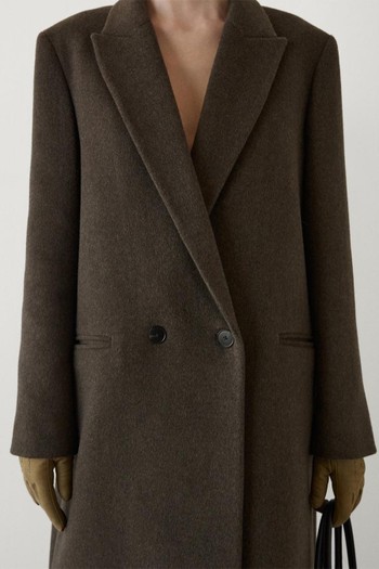 Long Wool Blend Coat