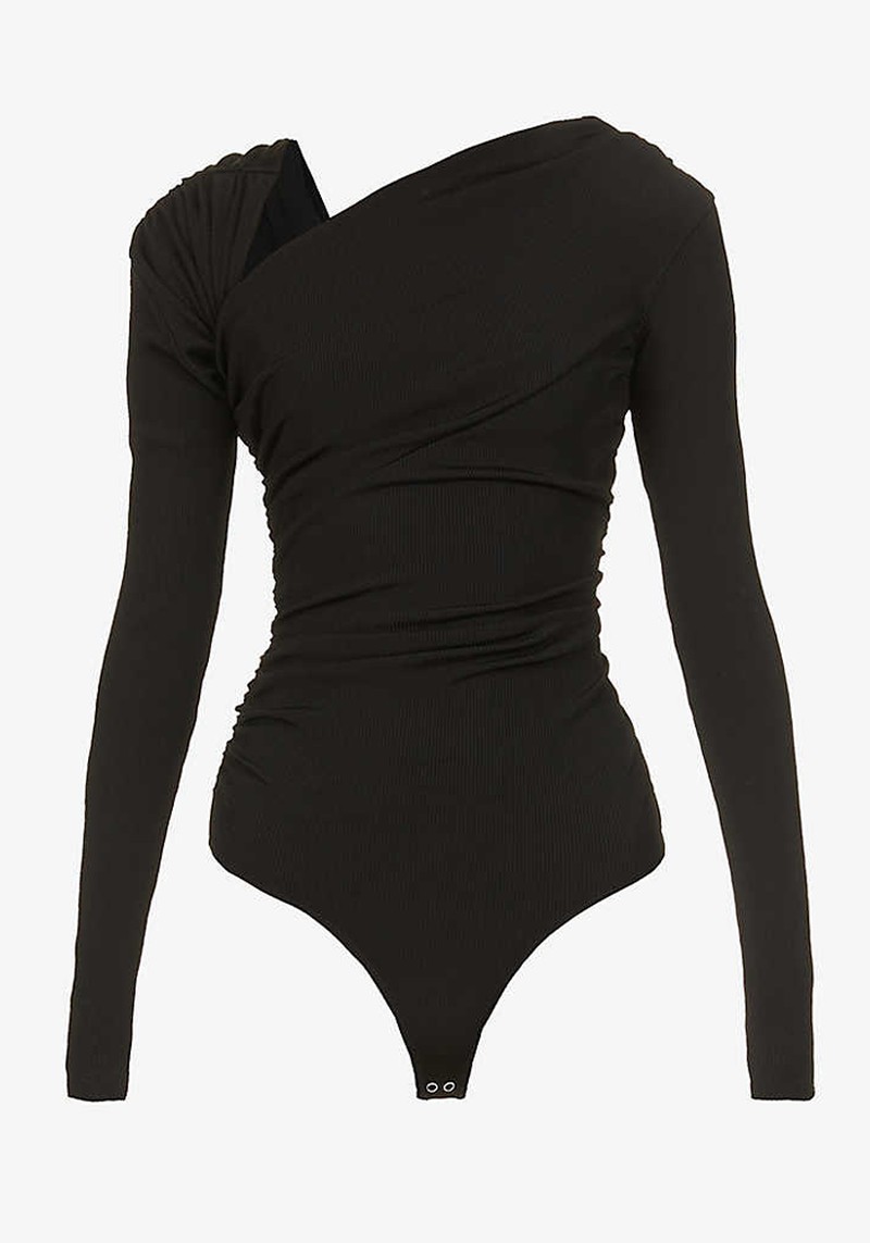 The Fonteyn Asymmetric Neckline Body from Goldsign