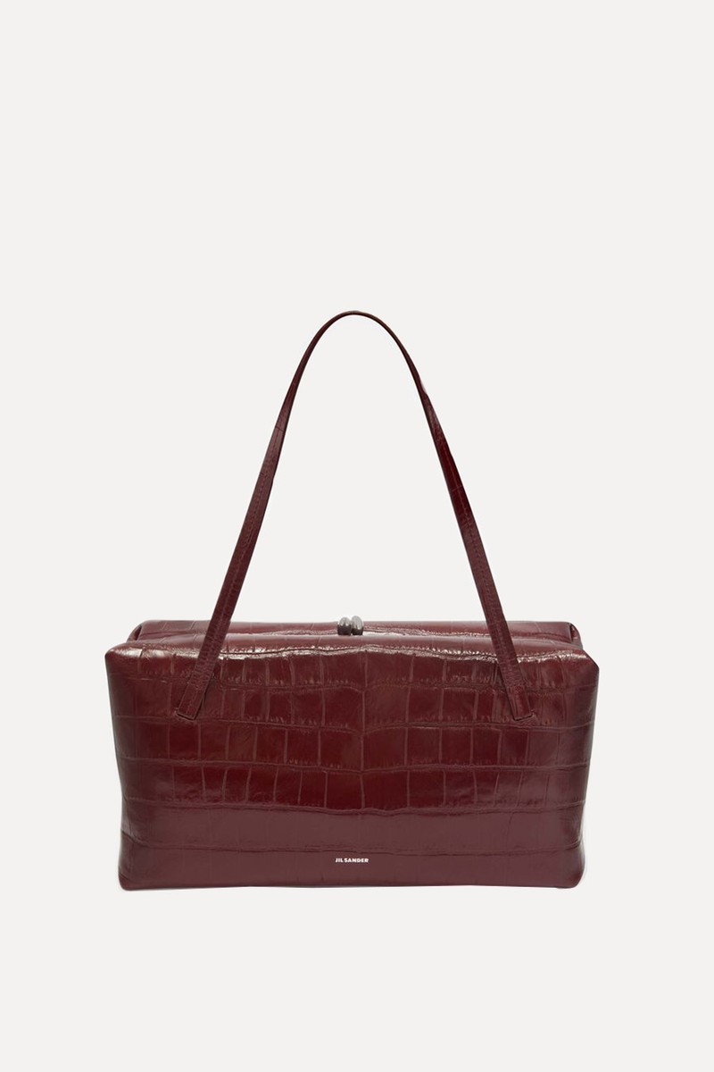 Medium Leather Goji Pillow Shoulder Bag from Jil Sander
