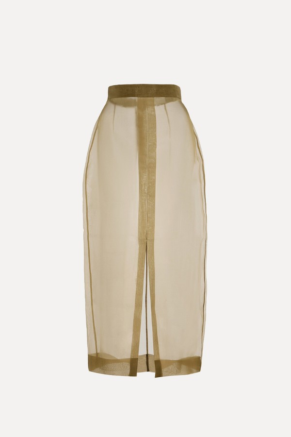 Silk Organza Midi Skirt from Burc Akyol
