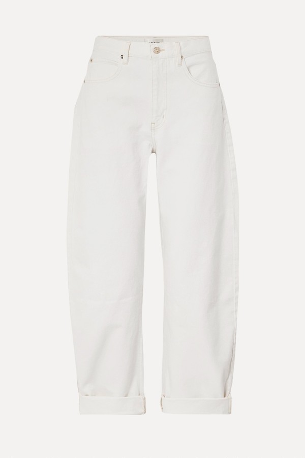 The Bubble Barrel-Leg High-Rise Denim Jeans from Frame