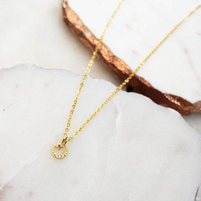 Stargazing Minimalistic Dainty Gold Star Cham Necklace from Meimi Studio