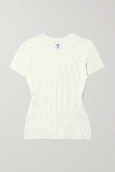 Skylar Ribbed-Knit Sweater from Anine Bing