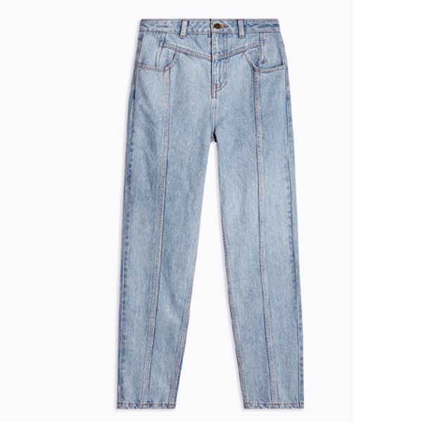Bleach Yoke Panel Mom Jeans from Topshop