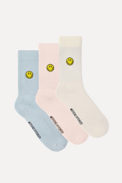 Smiley Sports Socks from Weekend Offender