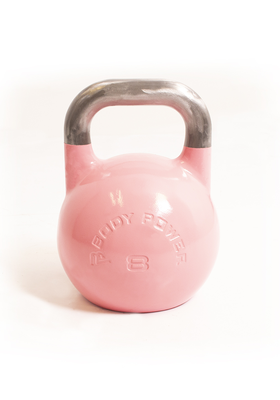 Body Power 8kg Pink Competition Kettlebell from Body Power