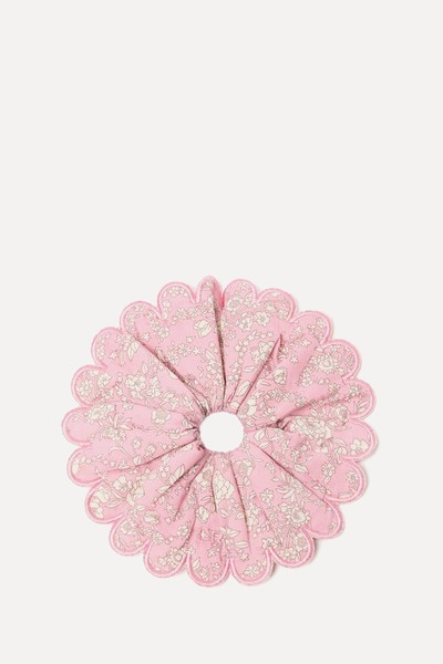 Floral Scallop Scrunchie from  Loeffler Randall