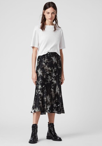 Elly Silk Blend Evolution Skirt