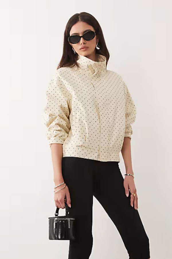 Dots Bomber Jacket from Mango