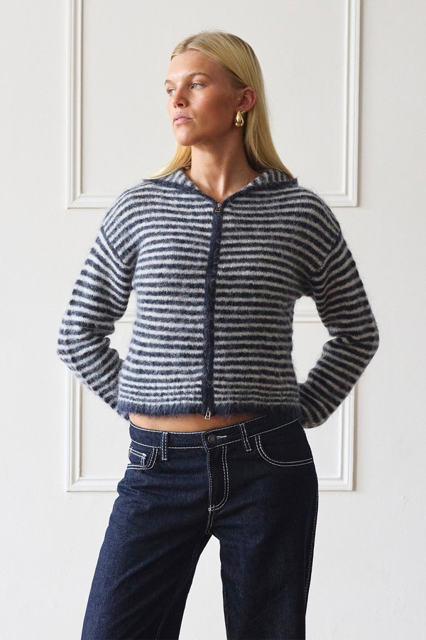 Dual Zip Hoodie from Minka Dink London