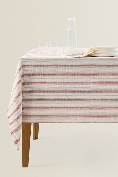 Cotton Muslin Tablecloth from Zara