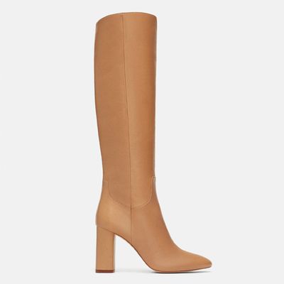Camel Boots from Zara