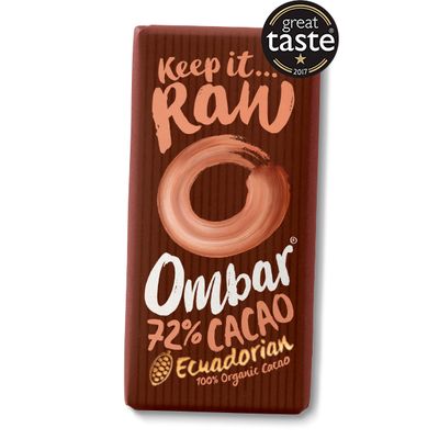 Dark Raw Chocolate Bar, Ombar