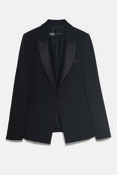 Tuxedo Collar Blazer from Zara