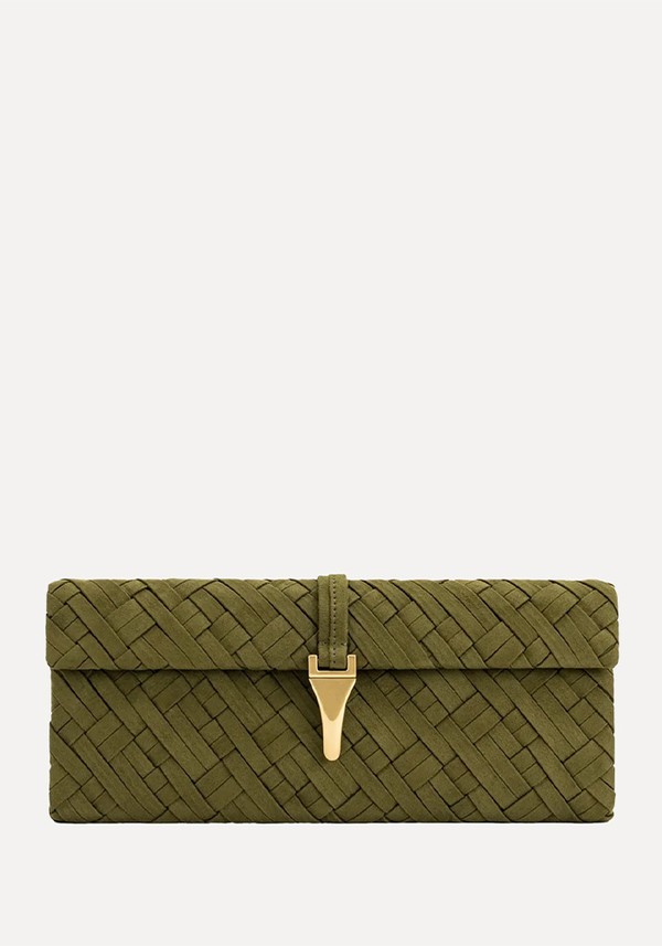 Zaria Woven Clutch