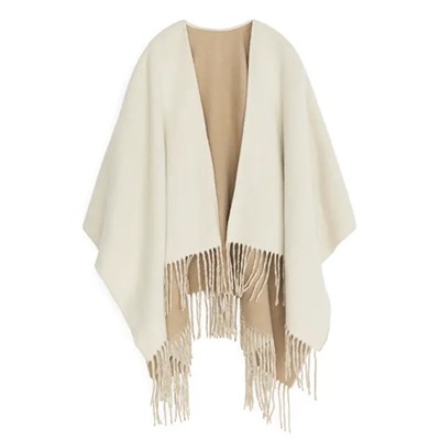 Woven Wool Poncho from Arket