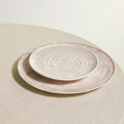 Set Of Two Glazed Ceramic Plates from Brunello Cucinelli