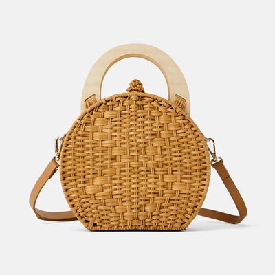 Natural Handbag from Zara