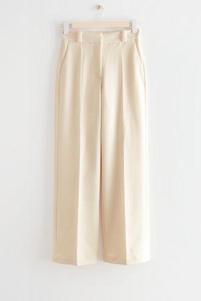 Wide Press Crease Trousers from & Other Stories