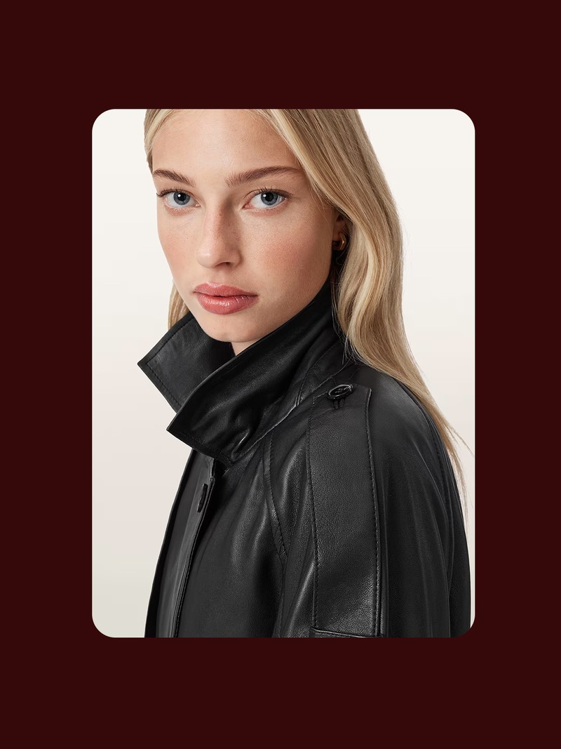 Reed Leather Trench