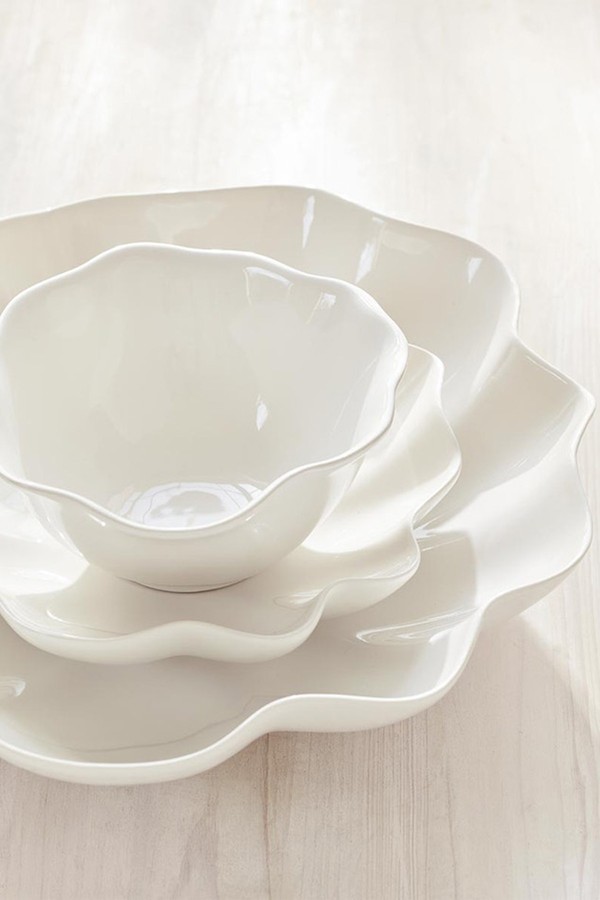 Cream Floret Serving Bowls from Sophie Conran