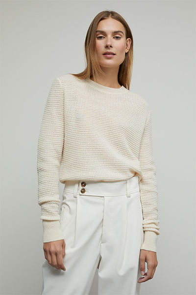 Waffle Knit Sweater