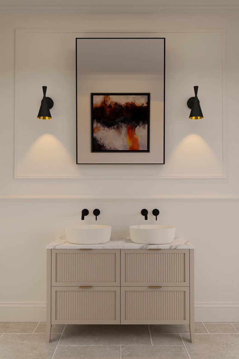 Fluted Vanity Unit from Mockridge Design