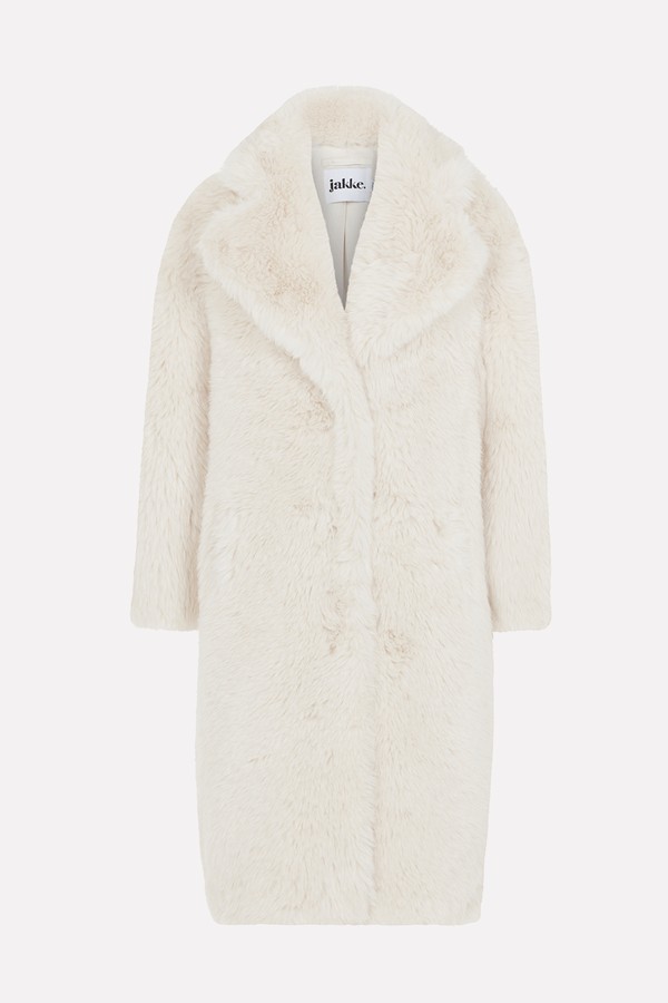 Katie Faux Fur Coat from Jakke