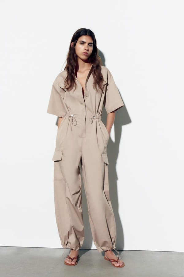 Gabardine Jumpsuit from Zara