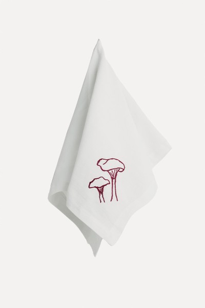 Mushroom Napkin Blewit Claret from Daylesford Organic