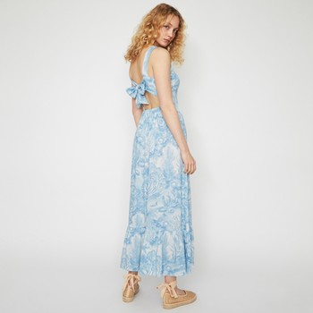 Shrimps Sea Print Maxi Dress