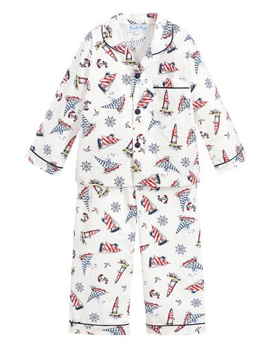 White Cotton Pyjamas from Powel Craft