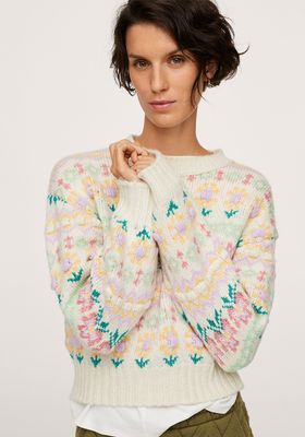Multi-Coloured Knit Sweater from Mango