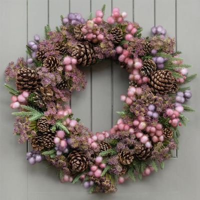 Pinks & Pine Everlasting Wreath from  Nikki Tibbles Wild At Heart