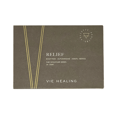 RELIEF 24k Gold Ear Seeds from Vie Healing 