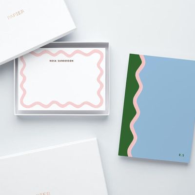 Scallop Notebook & Notecard Set from Papier x Matilda Goad