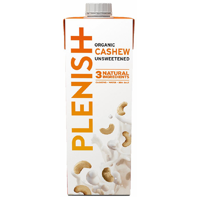 Organic Cashew Dairy Free Drink from Plenish 