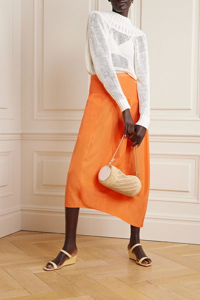 Italian Sporty Balloon Shell Skirt from Tibi