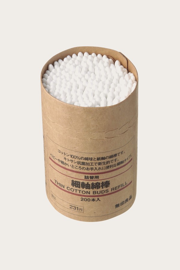 Thin Cotton Buds Refill x 200 from Muji