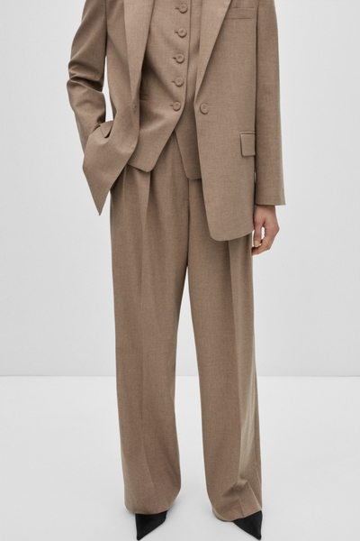 Wool Suit Trousers from Mango