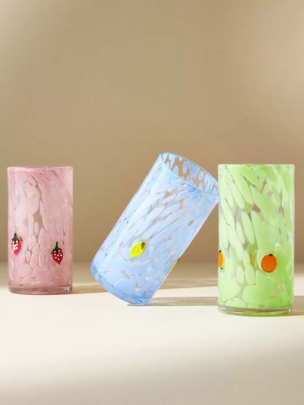 18 Pieces Of Confetti Glassware Under £100