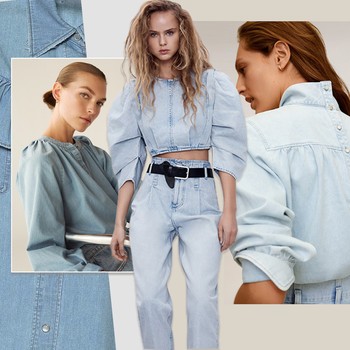 13 Denim Blouses To Buy Now