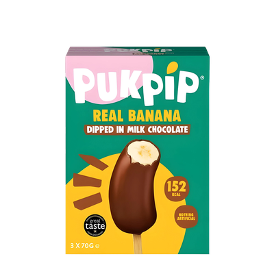 Real Banana Dipped in Milk Chocolate from Pukpip 