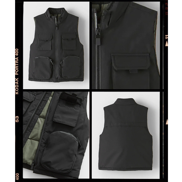 Gilet With Puffy Pockets from Zara