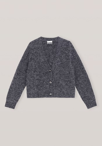 Soft Wool Knit Cardigan from Ganni